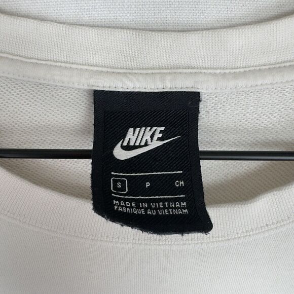 Nike Sweatshirt Womens Small Knit Striped Nike Logo Retro Colorful Pullover - Picture 8 of 16